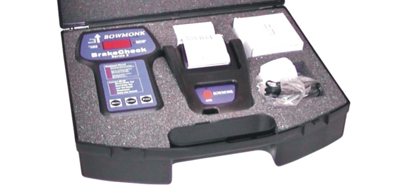 bowmonk brake test meter kit - with printer & case. part no. ebm5004