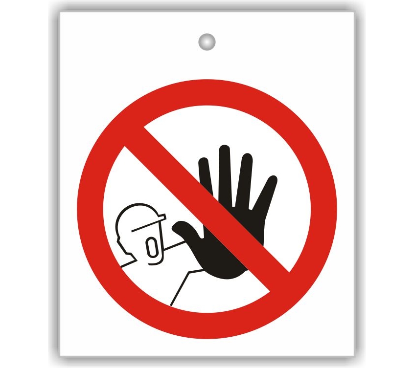 sign - iso pictogram -  no access