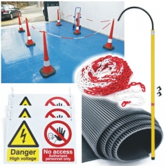 electric vehicle workshop safety - starter pack ( extended cones )